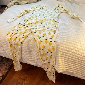Hannah Andersson lemon women’s pjs